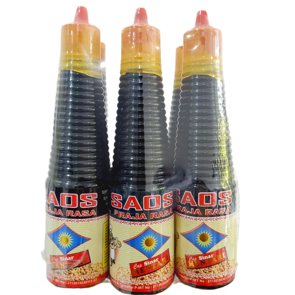 

Paket Hemat 6 Botol Saos PRaja Rasa Cap Sinar Mentari 150 ml