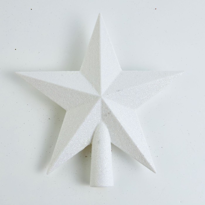 

Top Bintang Emas SML Dekor Bintang Pohon Natal Hiasan Ornamen Natal - AB8014 PUTIH 22