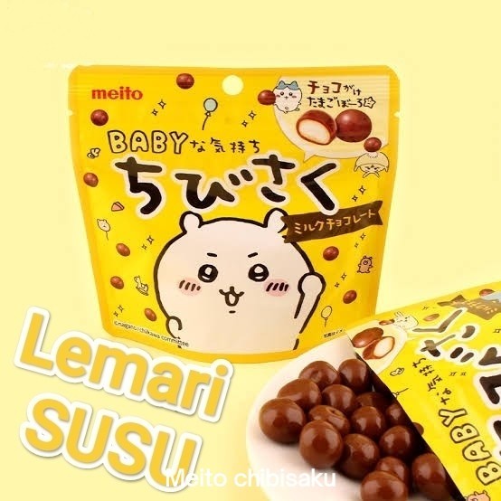 

Meito chibisaku milk/meito chibisaku chocolate/coklat meito