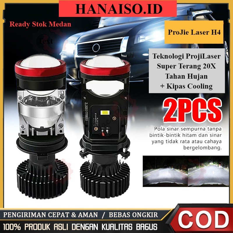MEDAN Lampu Depan Sepasang Led Mobil Dan Motor Terang 100W CXPRO H4 Projector ProjiE Headlamp Super 