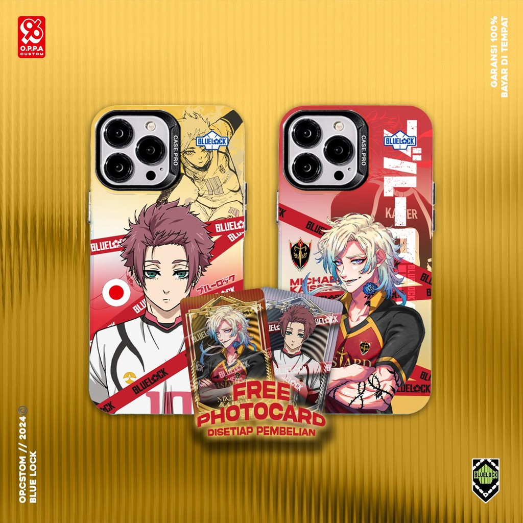 Premium Laser Matte Hard Casing HP CASE ANIME BLUELOCK S2 ALL TYPE GLOSSY - HARDCASE ITOSHI SAE KAIS
