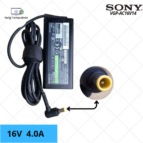 Adaptor Charger Laptop Sony VGP-AC16V14 (16V ~ 4.0A)