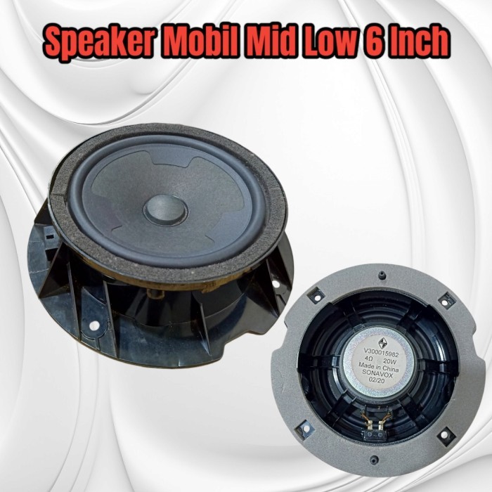 Speaker Pintu Mobil Mid Low Sonavox 6 Inch Original