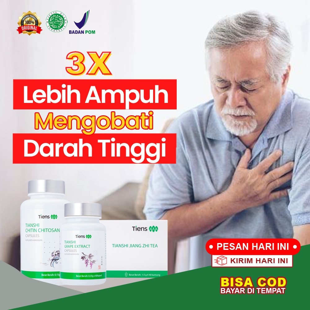 Paket Produk Tiens Untuk Kolesterol Darah Tinggi Hipertensi Herbal