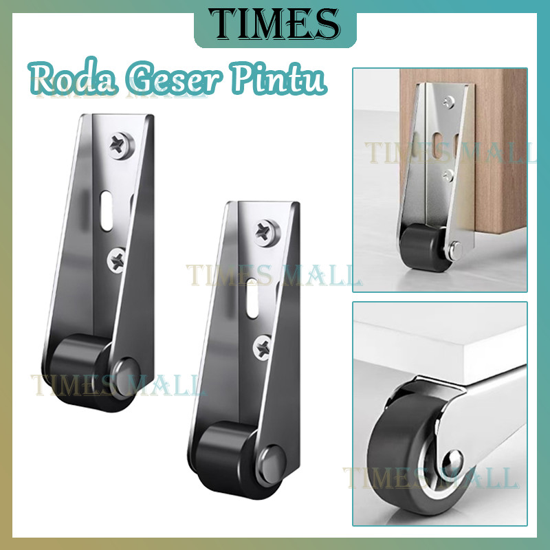6pcs Roda Etalase Pintu / Roda Geser Pintu / Roda Sliding Pintu Kaca