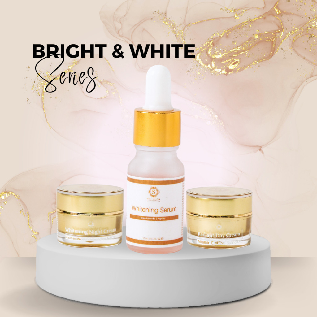 TRIO BUNDLING - Day Cream + Night Cream + Serum Whitening Sharleez Skincare