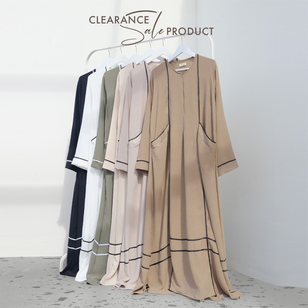 Lozy Hijab - [Defect Sale] Hanisa Abaya Set - (Gamis Umroh Haji Abaya Set Kerudung