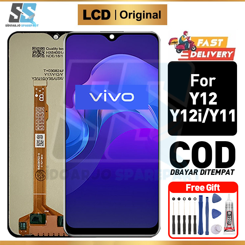 Original LCD VIVO Y12 LCD VIVO Y12i LCD VIVO Y11 Touchscreen Fullset Asli Ori For Glass Touch Screen