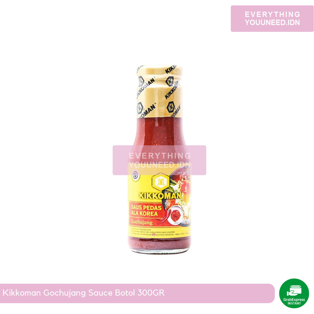 

Kikkoman Gochujang Sauce Saus Sambal Pedas Ala Korea Halal Botol 300GR