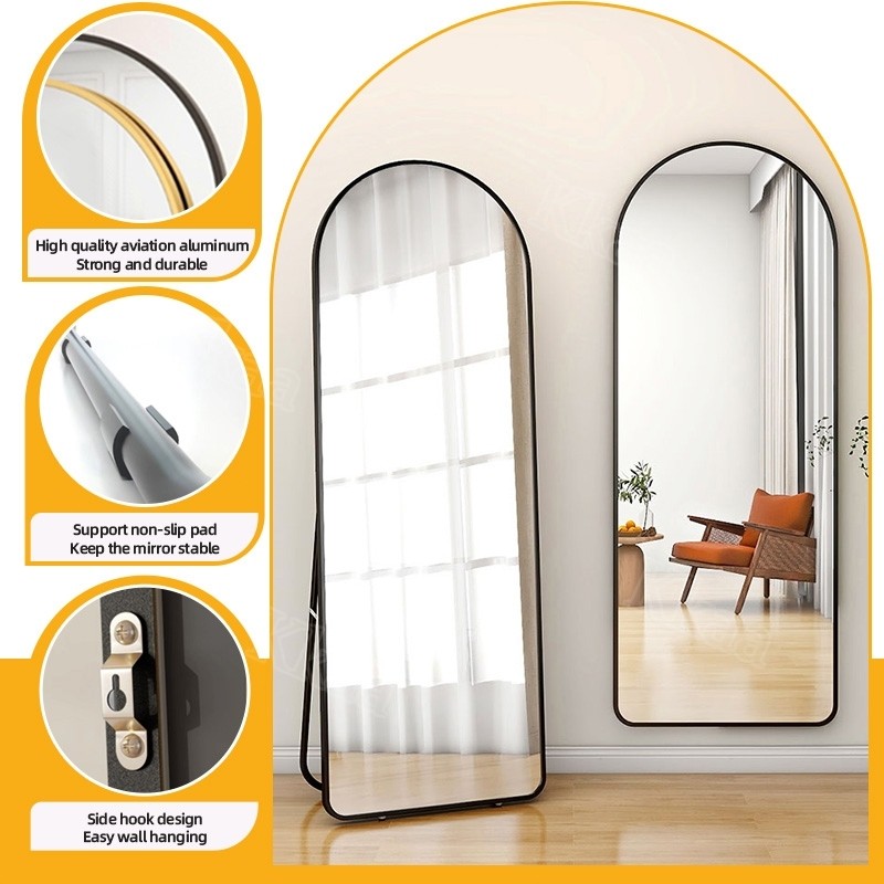 Standing Mirror Cermin Standing 160 X 50 Cm Cermin Berdiri Full Body Kaca Cermin Gantung Cermin