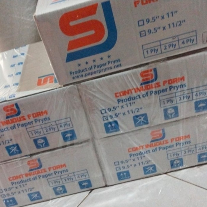 

best -Kertas Continuous Form 2 ply 4 ply 9.5 x 11 SJ - 2 ply 9.5x11/2