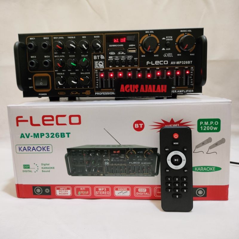 Amplifier Fleco BT-329/BT-326-  Mixer Bluetooth Amplifier Bluetooth BT-326/BT-329/BT-299 #amplifer S