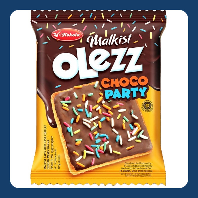 

Kokola Malkist Olezz Choco Party 10 Gr ( 1 Bal Isi 20 Pcs )