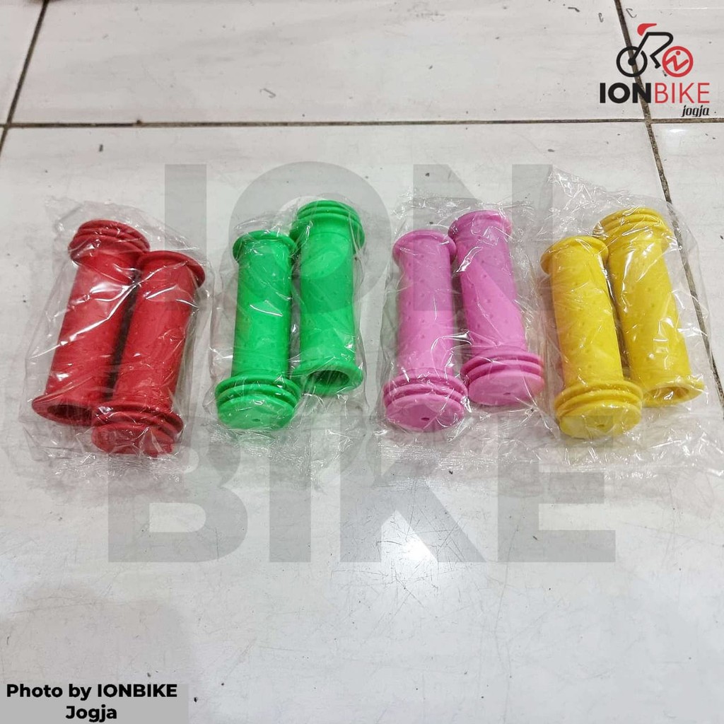 Handgrip Sepeda Anak Atlantis Warna Hand Grip Pad Handpad Hampat Hanfat Kecil Mini BMX Pendek Pegang