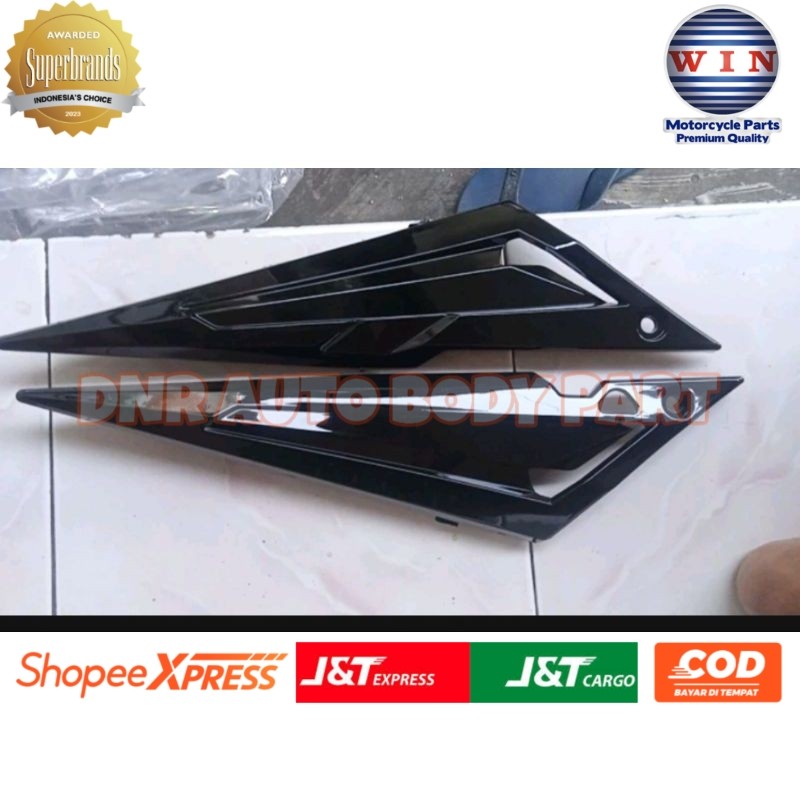 sambungan body / Bok aki Tutup Aki Jupiter mx old lama hitam