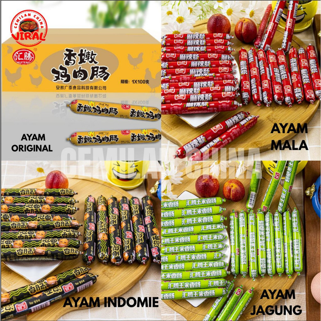 [HALAL] sosis/sosis ayam/sosis jagung/sosis rebus/38g