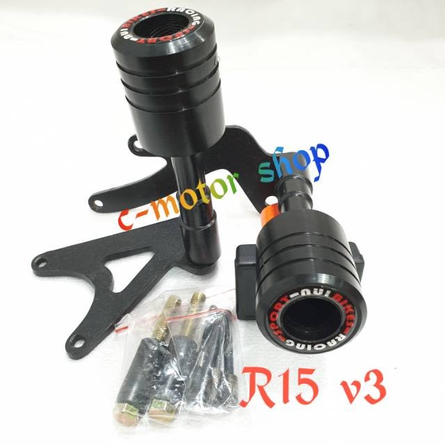 Frame Slider R15 New V3, R15 V2, Cbr150R, Cb150R, Gsx150R, Frame Slider Model Agna Cbr150R, R15 New 