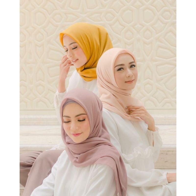 HIJAB Bella Square Ori Pollycotton/Jilbab Segi Empat Bella Square/BELLA SQUARE