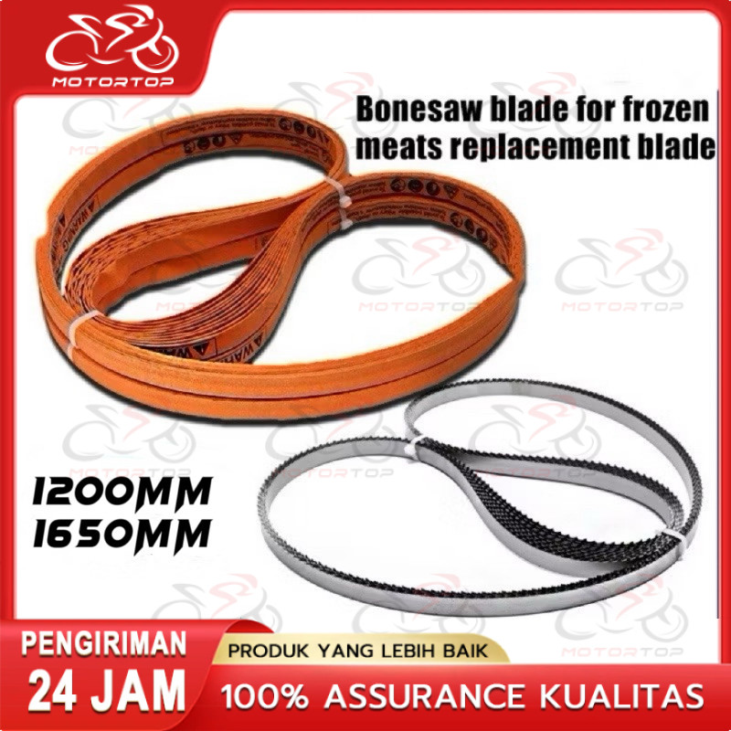 Mata Pisau Bonesaw 1650 MM Mesin J210 J280 BSW1650 / Mata Pisau Potong Daging Ikan / Gergaji Pita Po