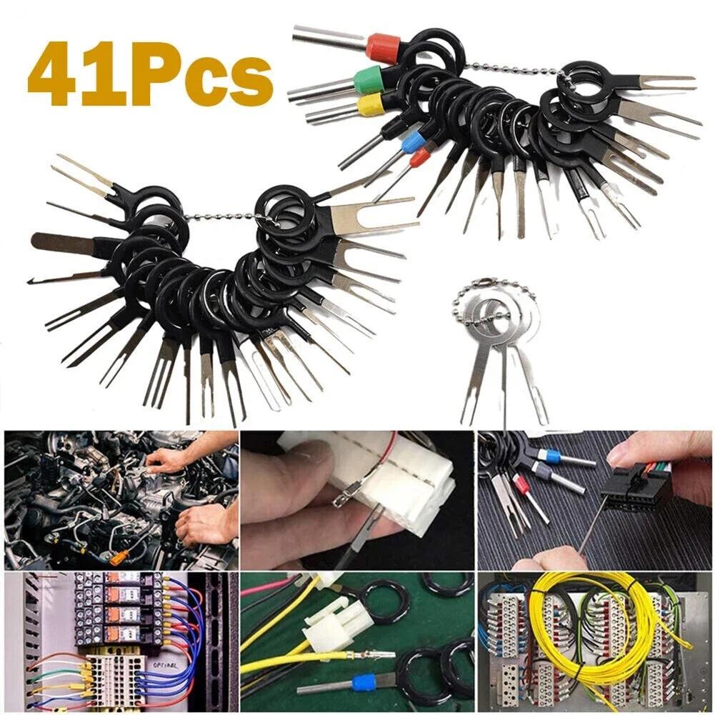 (NEW) 41PCS ALAT PENGHAPUS TERMINAL MOBIL ALAT PENGHAPUS TERMINAL STYLUS KABEL STYLUS KABEL CRIMP