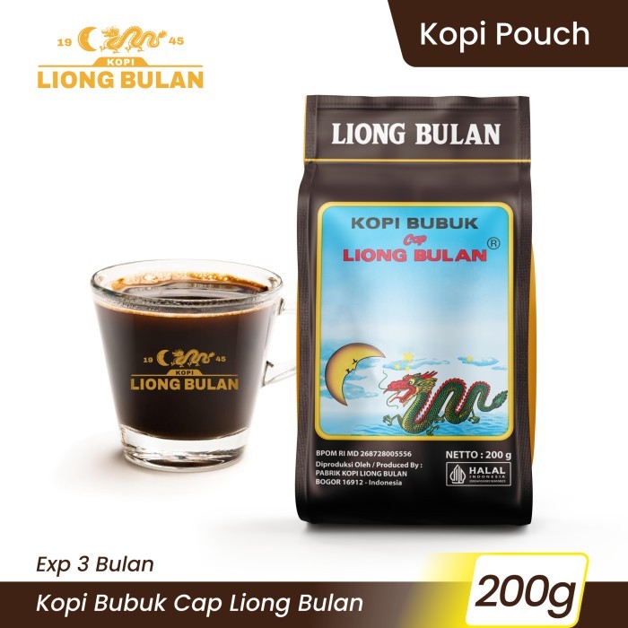 

Kopi LIONG BULAN 200 GR Isi 2 Pcs Tanpa Gula