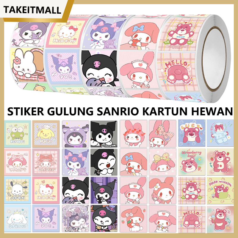 

1Rolls STICKER ROLLS SANRIO / Cute Stiker Tape Cartoon/Sanrio Stiker Aesthetic