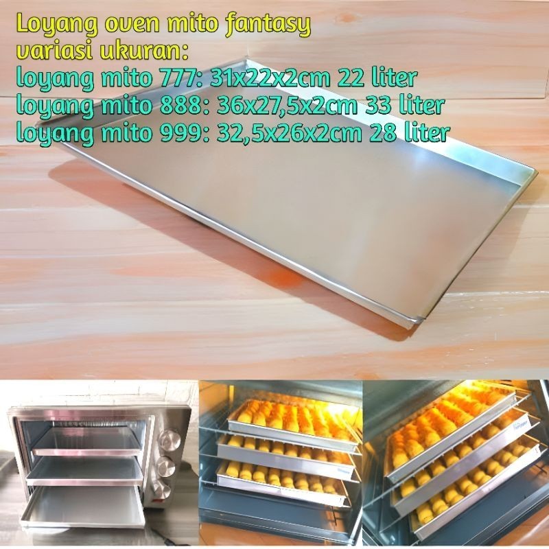 loyang kue oven listrik mito fantasy mo-888 33liter / top mo999 28liter / hit mo777 22liter