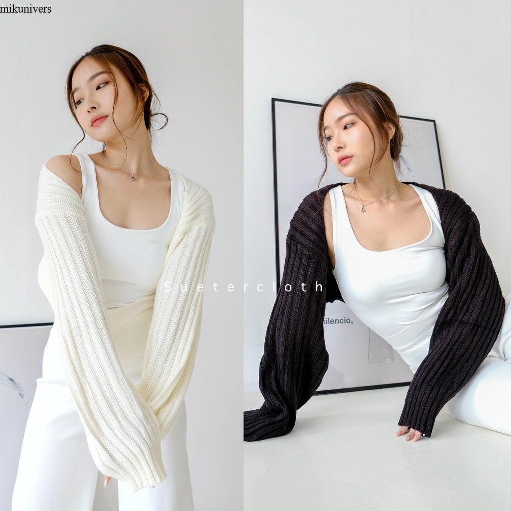 Liam Oversize Crop Cardigan / Bolero Knit / Outer Knit Premium / Crop Cardigan / Cardigan Rajut Wani