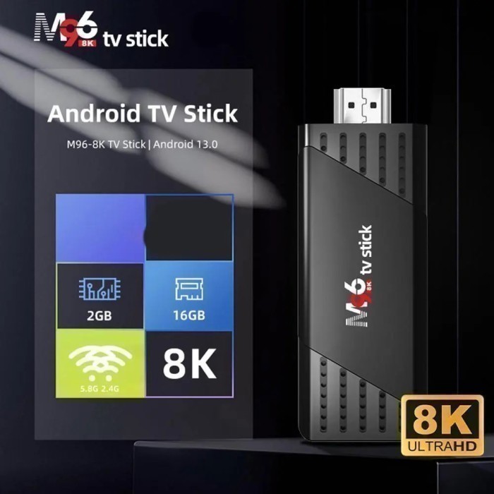GROSIRUNIK99 TRIPSKY M96 TV Stick RK3528 - Android TV Stick 2GB RAM 16GB ROM