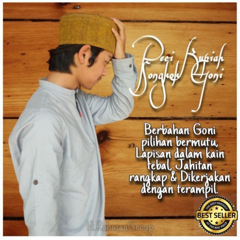 ORIGINAL peci karung goni / peci goni /peci goni coklat muda / peci goni coklat tua / peci unik karu