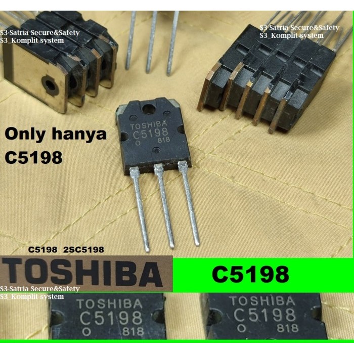 C5198 hanya c5198 only toshiba C 5198 2SC5198 transistor final Audio