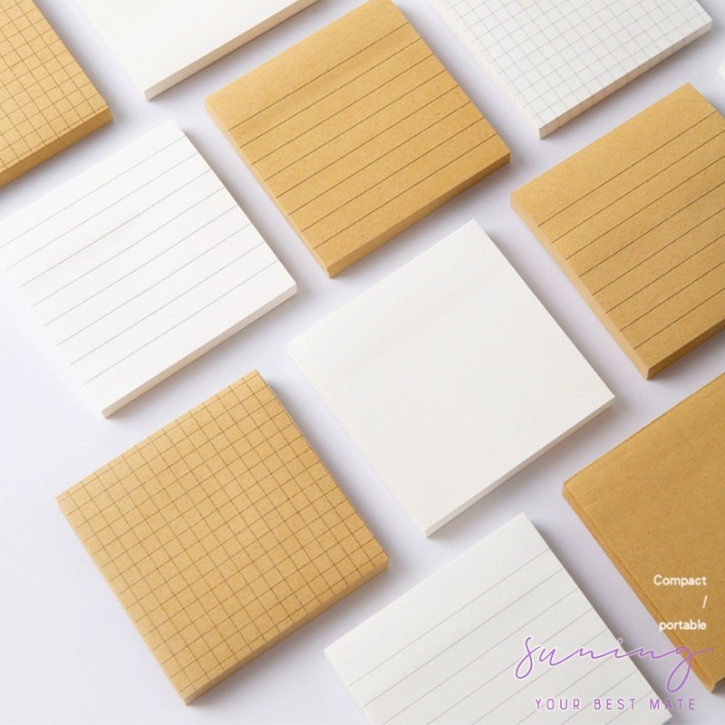 

[GT] Sticky Notes Kertas Kraft/Kertas Memo Tempel--Suning Mall