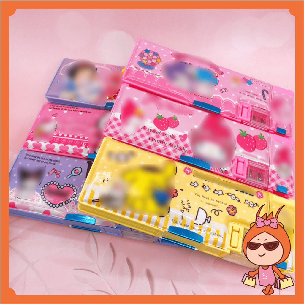 

Reseller Welcome - S5984 Kotak Pensil / Kotak Pensil Magnet 2 Sekat / Kotak Pensil Anak Dilengkapi Rautan / Kotak Pensil Lucu