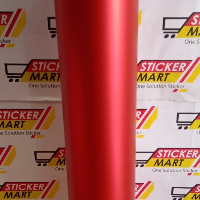 Sticker Vinyl Motor Infinity Merah PCX Metalic Doff Matte Chrome