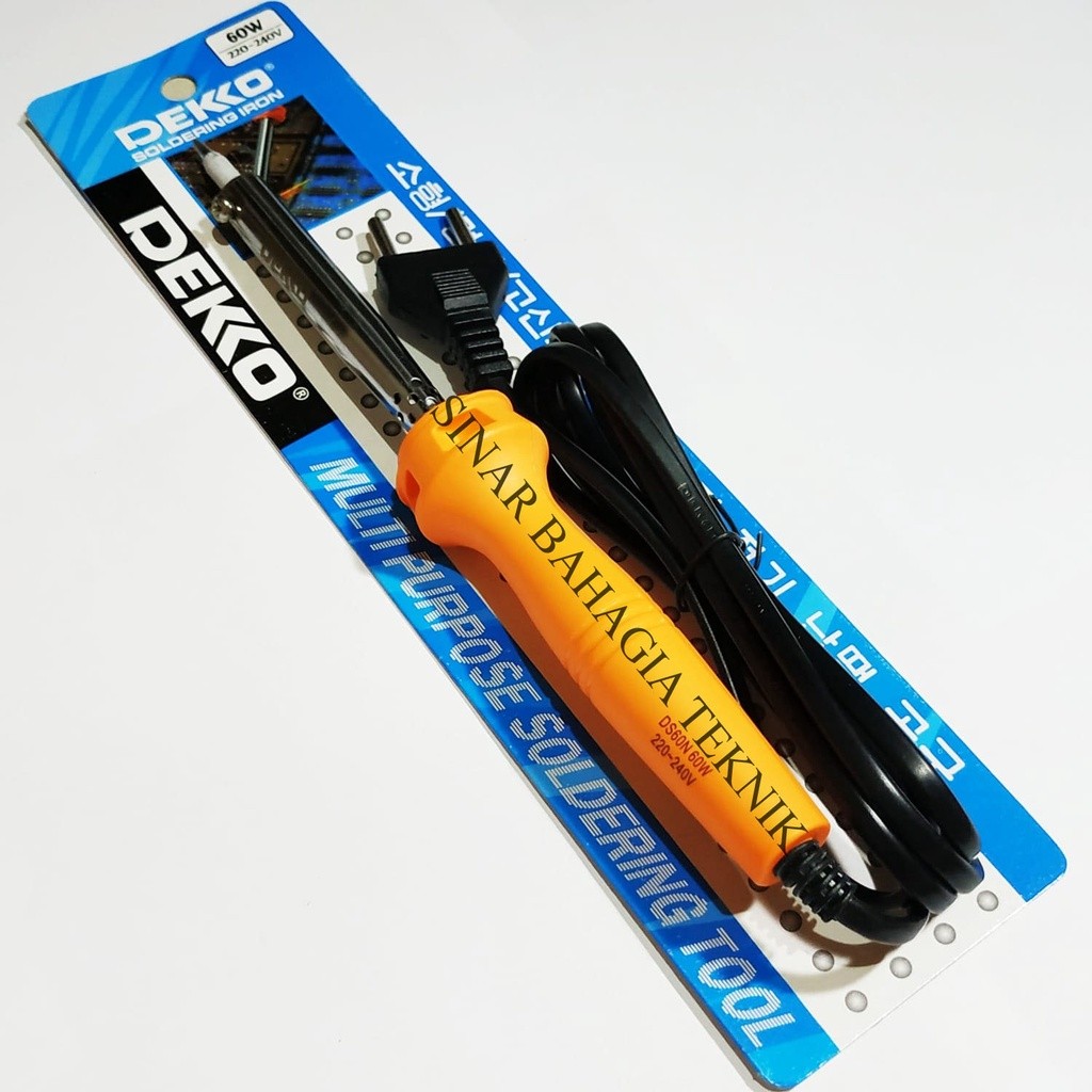 DEKKO KOREA SOLDER 60W DS60N - DEKO ALAT SOLDER ORIGINAL 60 W DS 60 N - SOLDERAN ASLI DS60 - PATERI 