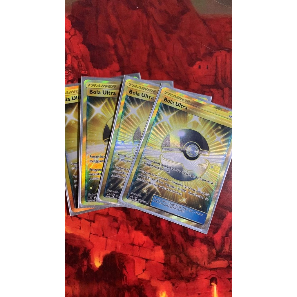 Bola ULTRA UR 1 kartu BUKAN playset pokemon tcg card indonesia set NM