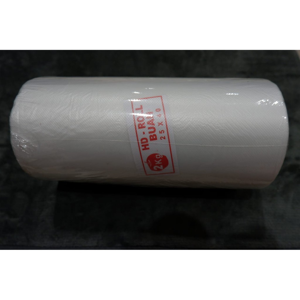 hd roll buah 25x40 2kg plastik buah supermarket 1roll