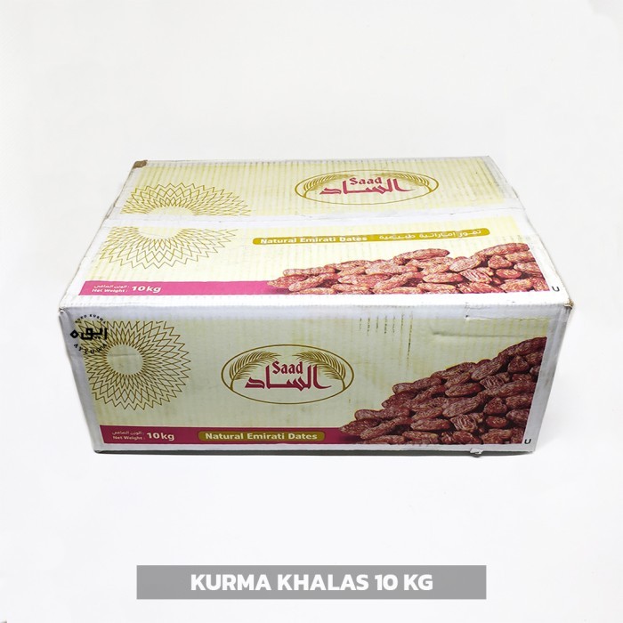 

KURMA KHALAS 10KG / KURMA KHALAS SA'AD PREMIUM / KURMA KHOLAS ORIGINAL