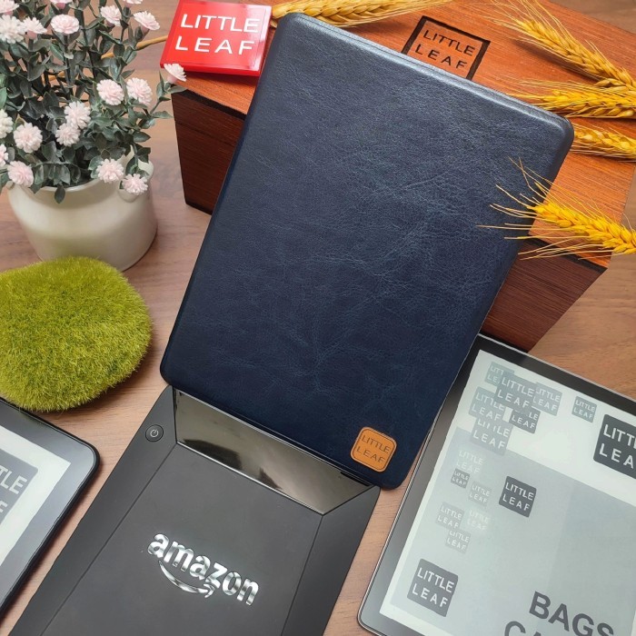 

promo -Casing Kindle Paperwhite 10th Generation Hard Leather Cover Case 10 - Black