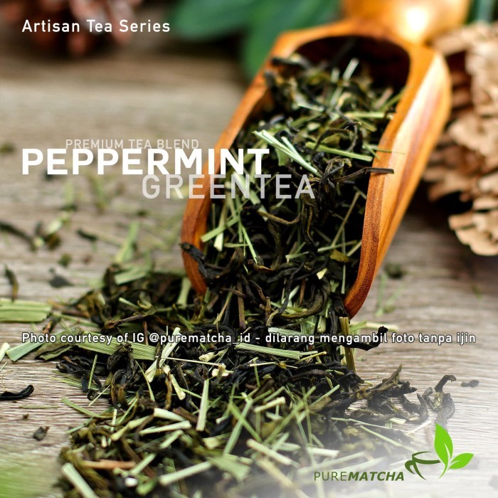 Artisan Tea Cafe - Green Tea Peppermint Breeze 250gr Teh Hijau Mint