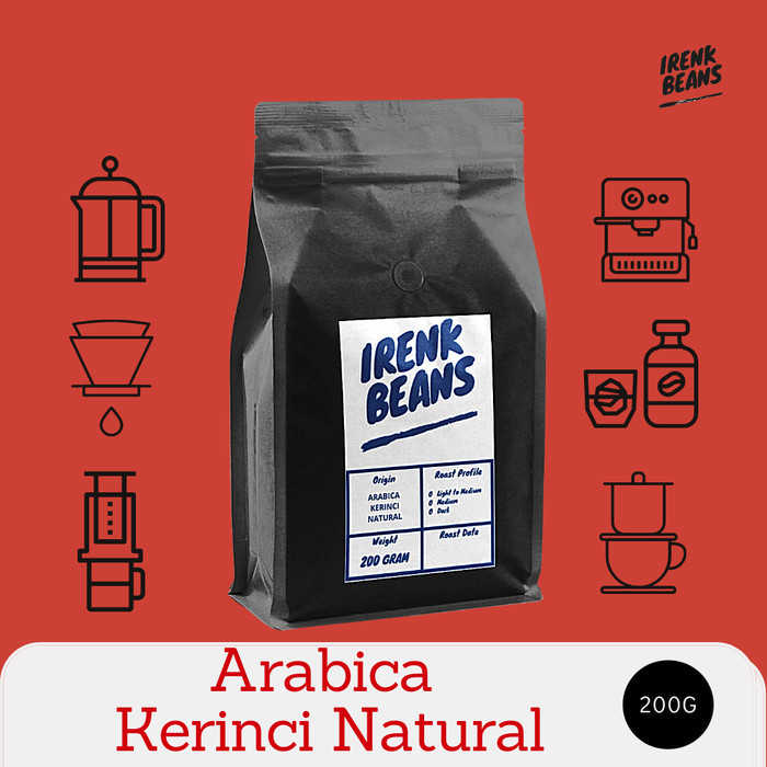 

Kopi Arabica Kerinci Natural 200g Biji Bubuk - BUBUK KASAR
