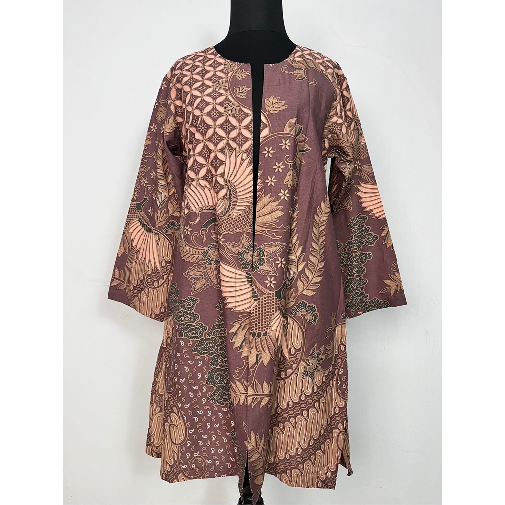 MARGARIA BATIK - Atasan Batik Wanita - Outer Batik Wanita Lengan Panjang - Wastra Series - Outer Bat