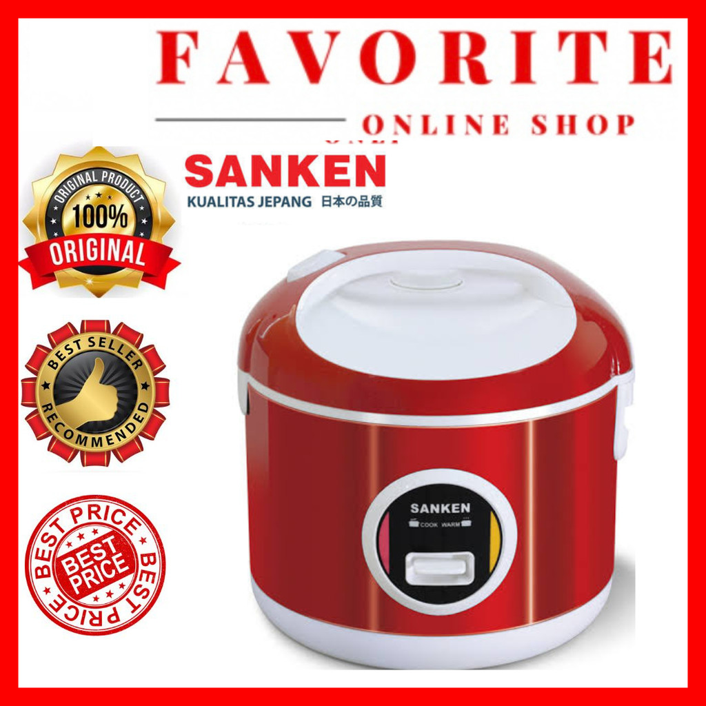 MAGIC COM SANKEN 2 LITER SJ-3000  SANKEN MAGIC COM MERAH 2 LITER