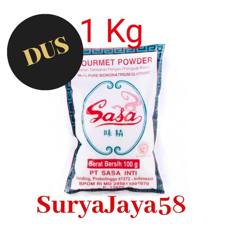 

Penyedap Rasa/ Vetsin / Micin / MSG Sasa 250g | Sasa 1/2 kg / Sasa 500g | Sasa 1kg | | Dus/ karton