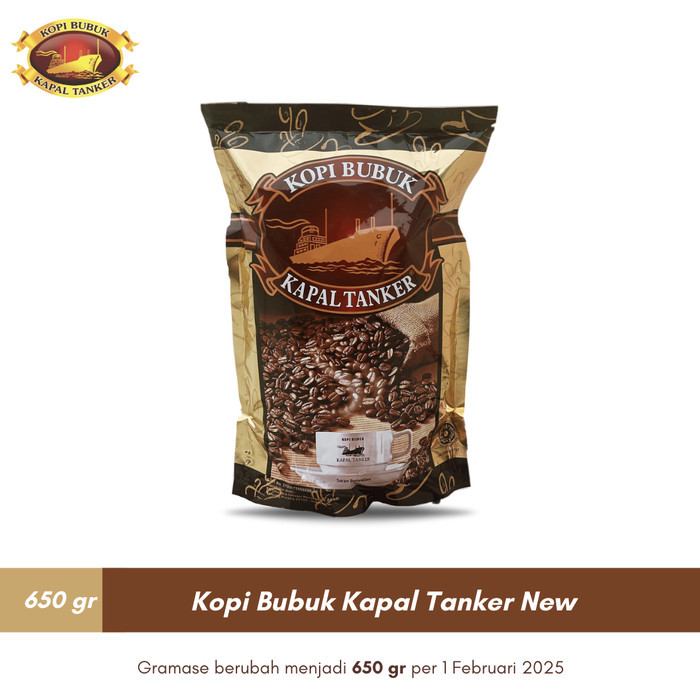 

GK Kopi Bubuk Kapal Tanker New - 780 Gr - Bubuk Halus