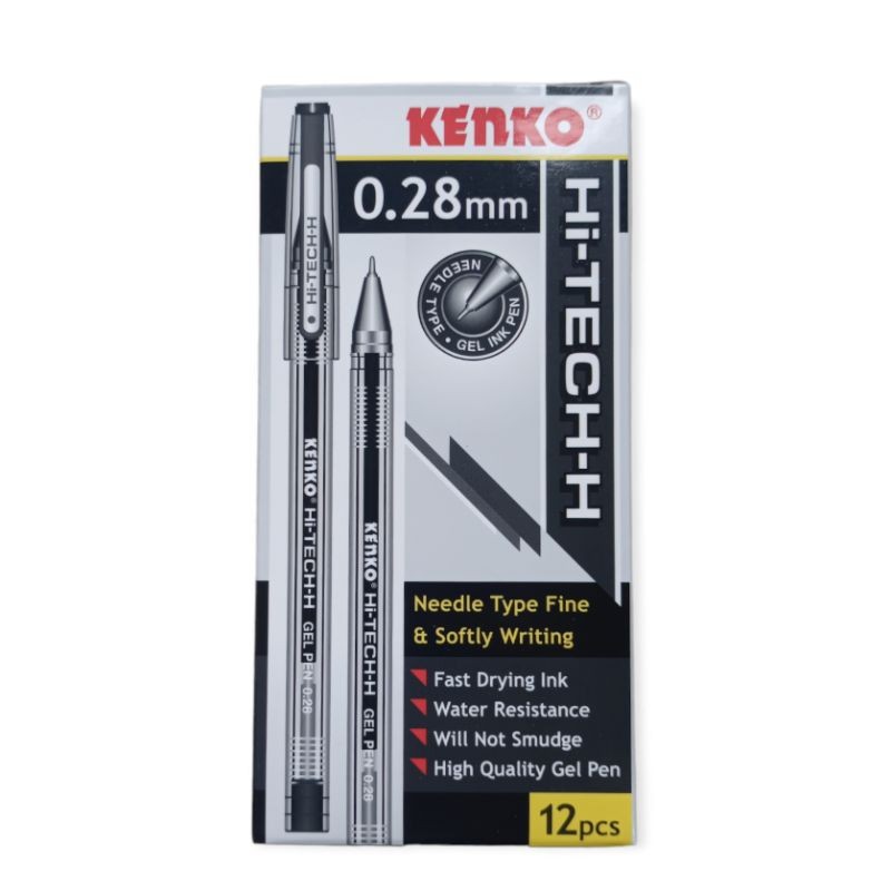 

HJK Kenko HITECH 0.28mm / Pen HI-TECH (1Pak/12Pcs)