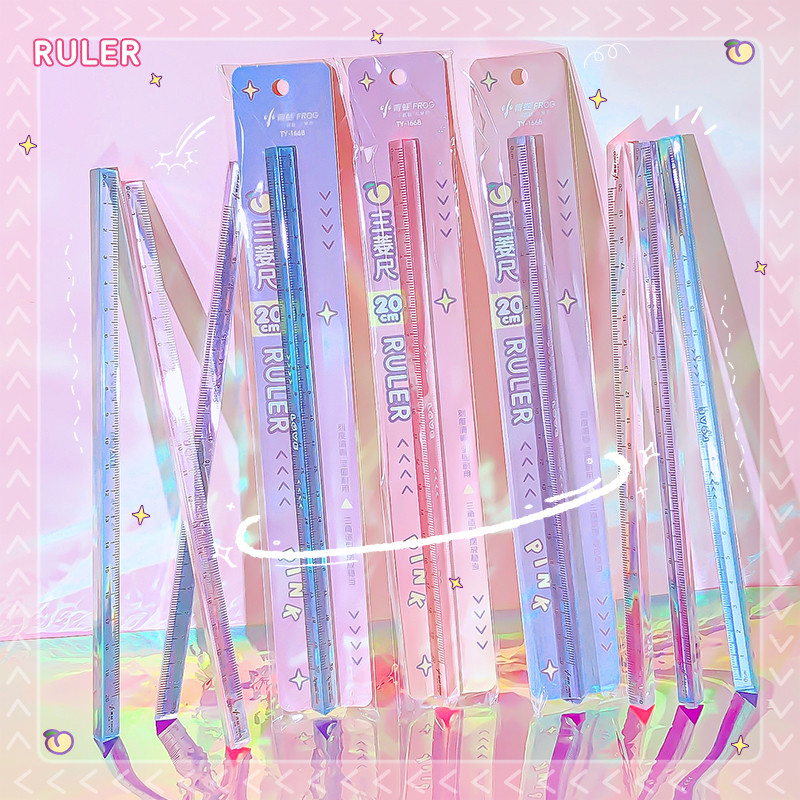 

Aesthetic kawaii stationery items back to school supplies school useful Architecture drawing Straight Ruler school things
