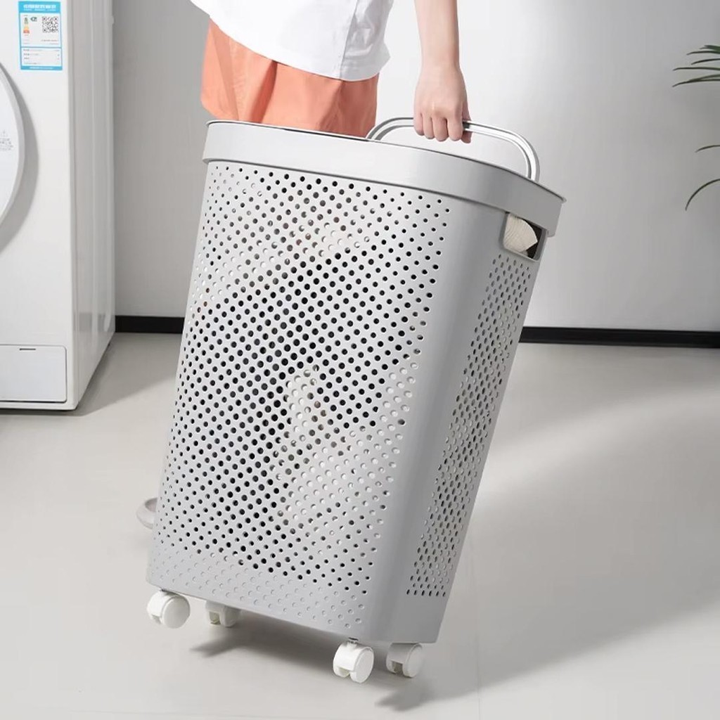 Quixoticquest_Shop Penthouse Tempat Keranjang Baju Kotor Pakaian Plastik Laundry Bak Keranjang