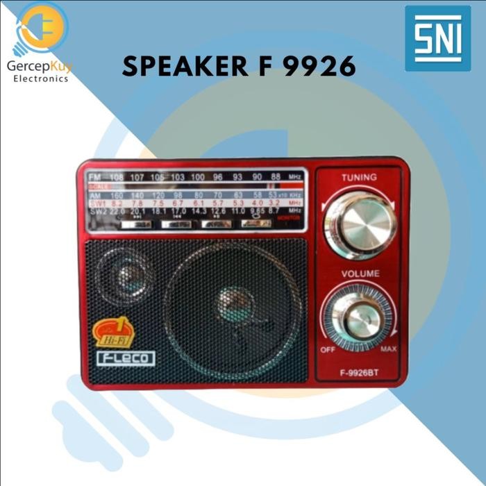 TERLARIS Radio Fleco F - 9225 / 9226 / Radio Speaker Bluetooth Fleco - Fleco F - 9926