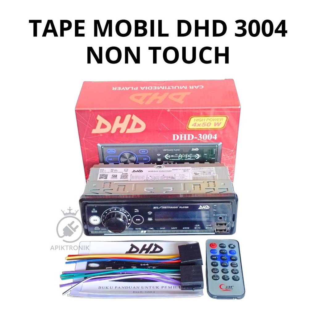 Tape Mobil DHD 3004 Touch dan Non Touch Variasi – Model A dan B 12V Audio Mobil